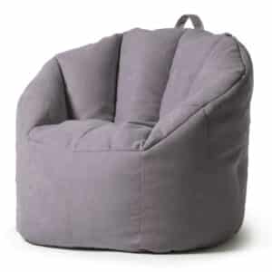 פוף מניפה גדול – אפור