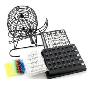 משחק בינגו BINGO - עם מתקן ממתכת