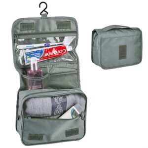 תיק כלי רחצה מתקפל עם תלייה