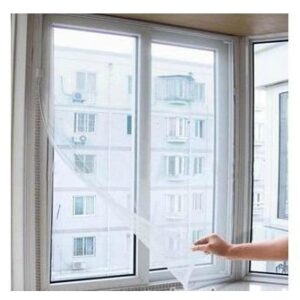 רשת לחלון נגד חרקים ויתושים, בהתקנה עצמית פשוטה וקלה - מידות לבחירה