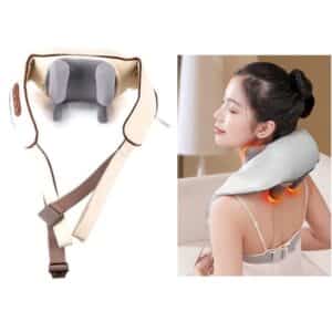 חגורת עיסוי שיאצו אגודלים - דו כיווני עם בחירת עוצמה וחימום