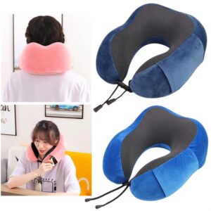 כרית ארגונומית לצוואר לטיסות / נסיעות, מויסקו Memory Foam