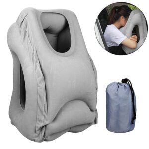 כרית מתנפחת לשינה בישיבה (לטיסה, רכבת, רכב)