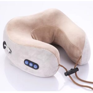 כרית עיסוי שיאצו נטענת לצוואר - דו כיווני עם אפשרות לחימום