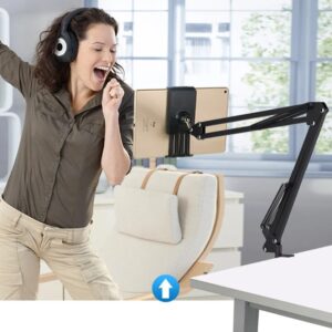 מעמד מקצועי לסמארטפון/טאבלט - מתכוונן עם זרוע ארוכה וחזקה