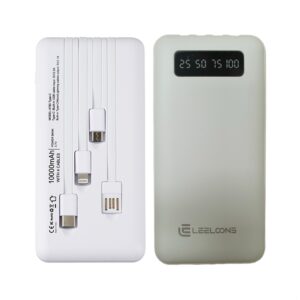 POWER BANK - סוללת גיבוי/מטען נייד עם מסך תצוגה דיגיטלי mAh 10,000