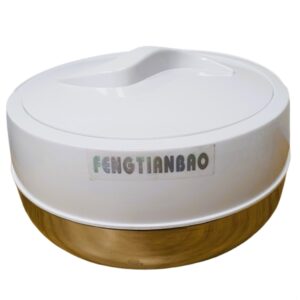 סיר תרמוס לאוכל, 4 ליטר - לבן ונירוסטה