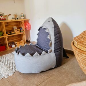 פוף בעיצוב כריש - לילדים