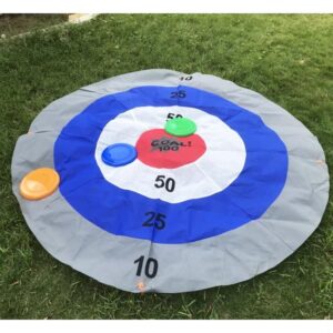 משחק לגינה/חצר: משטח קליעה למטרה ודיסקיות - 1.95 מטר