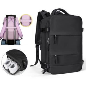 תיק גב עליה למטוס עם תא לנעליים - המתאים למגוון חברות תעופה